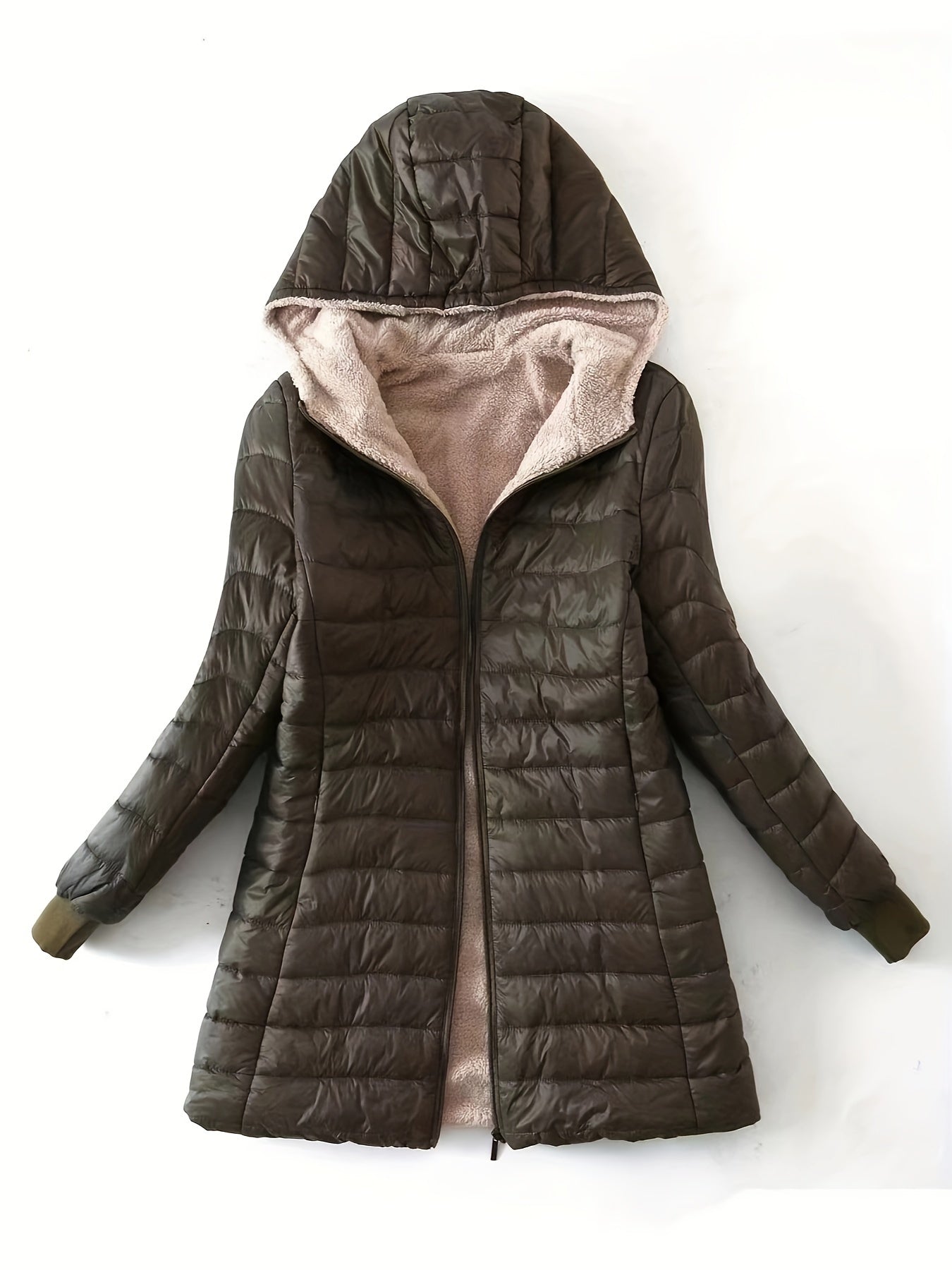 WW | Women's Long Casual Puffer Winter Jacket