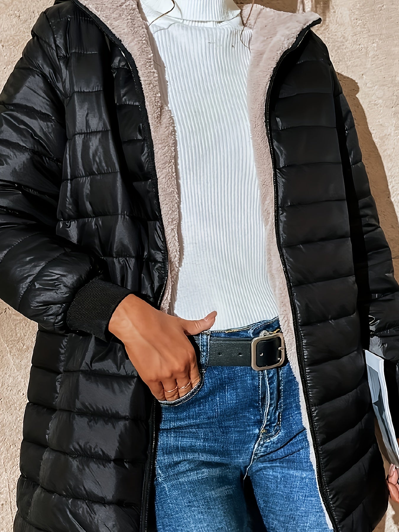 WW | Women's Long Casual Puffer Winter Jacket