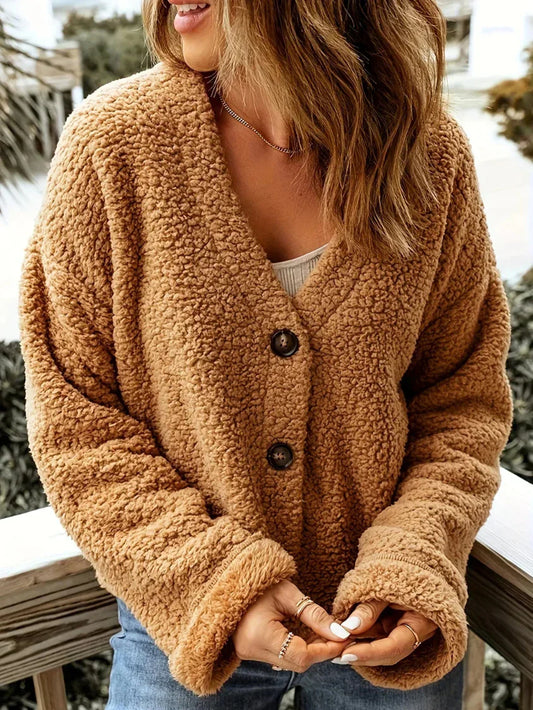 WW | Weiche Sherpa-Jacke für Frauen