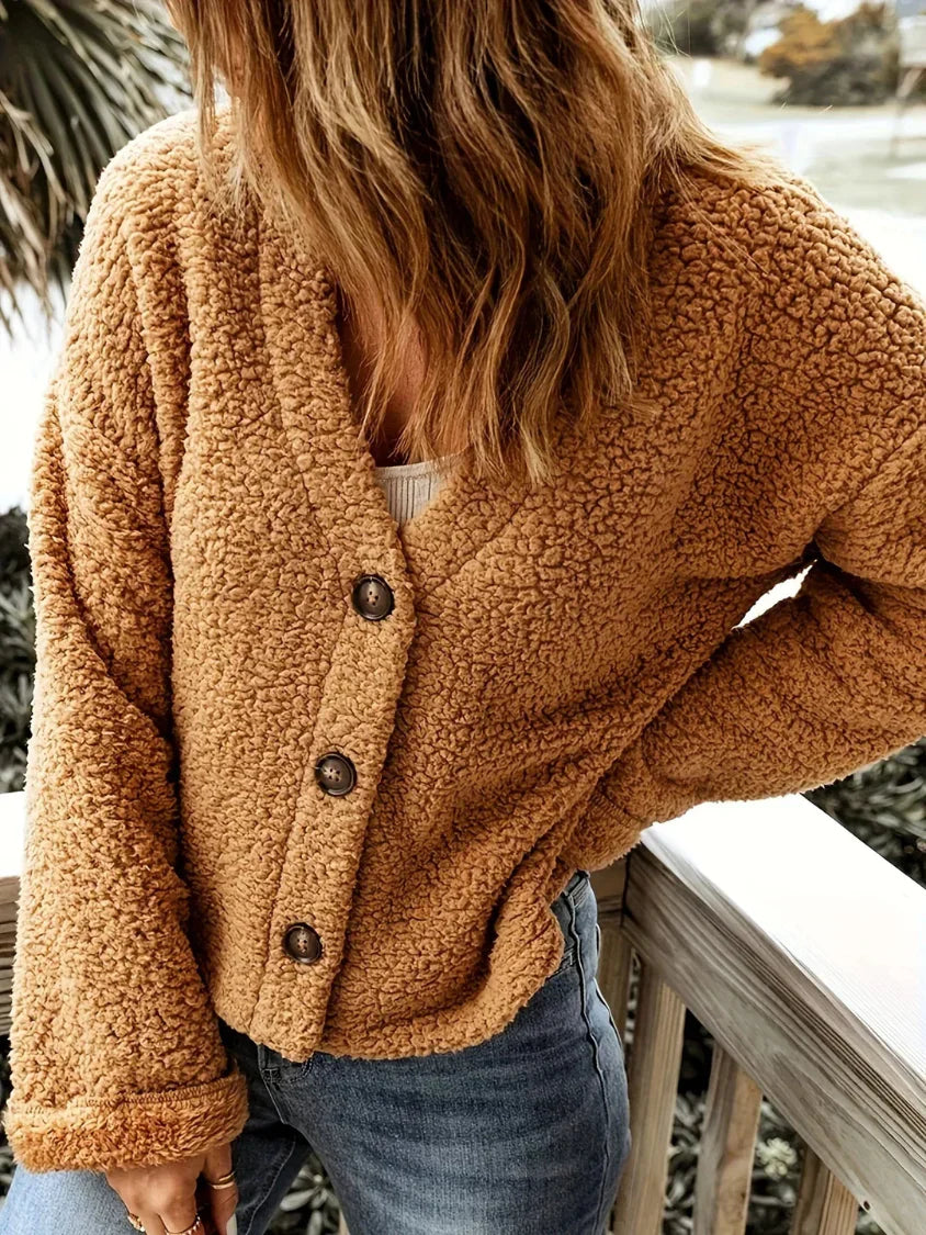 WW | Weiche und bequeme Sherpa-Jacke für Frauen