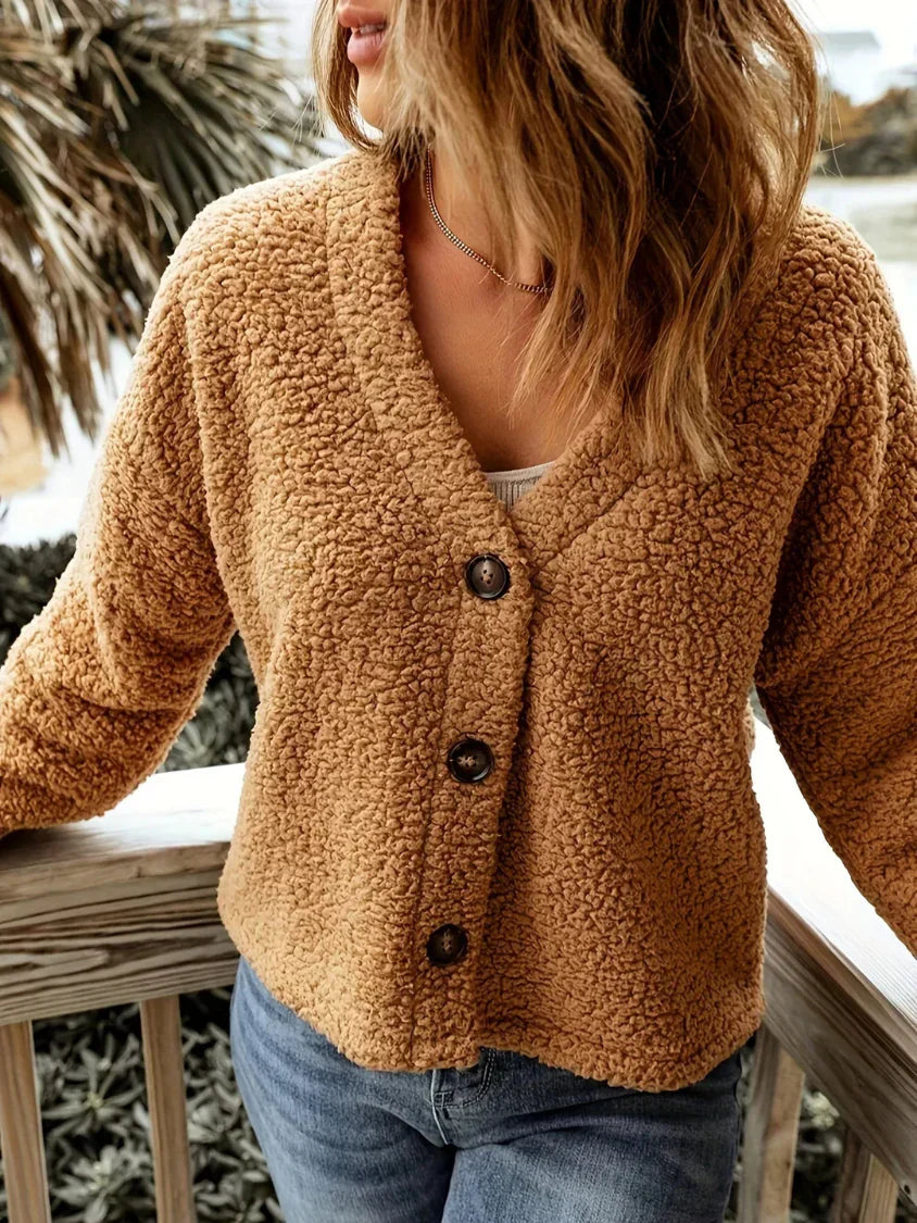 WW | Weiche und bequeme Sherpa-Jacke für Frauen