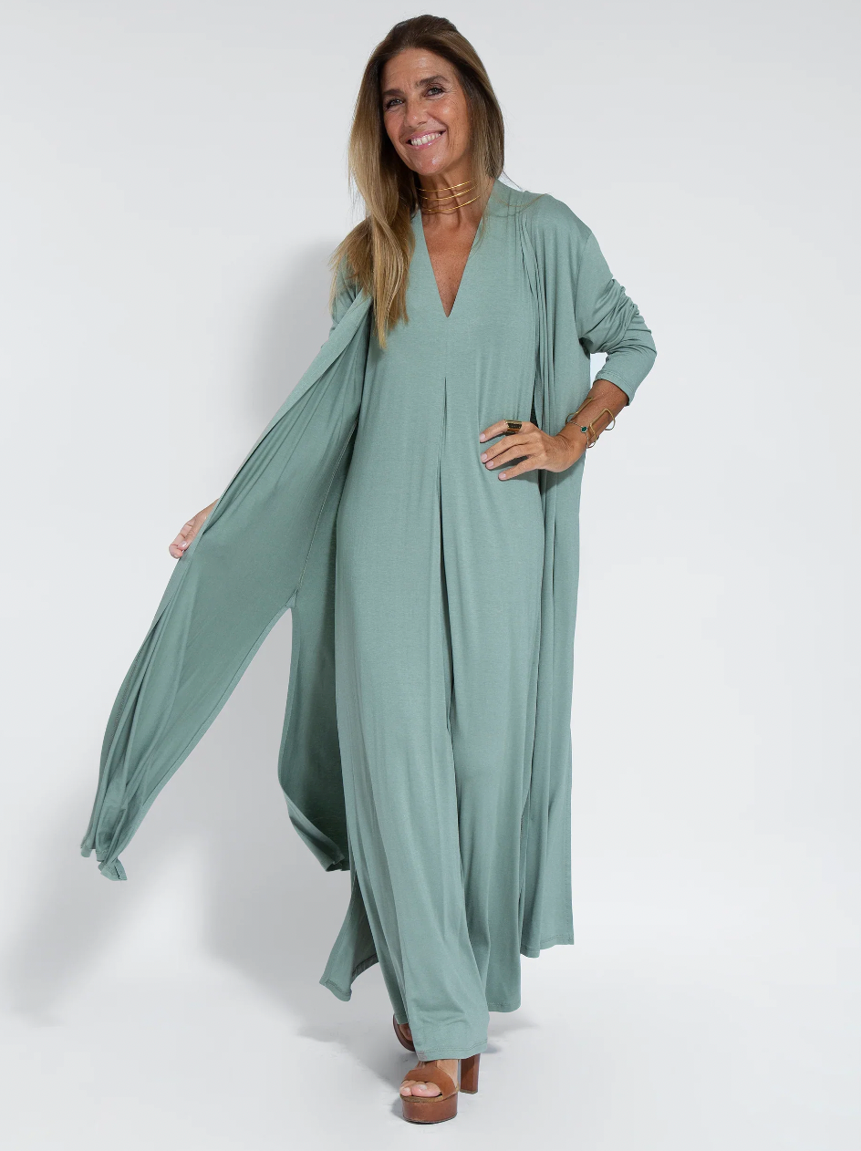 WW | Elegantes & Bequemes Damenkleid mit Weste