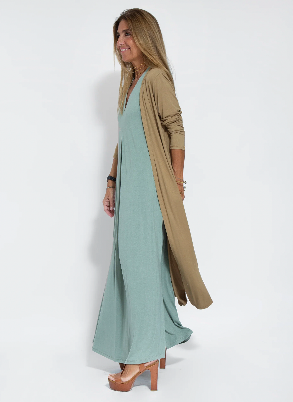 WW | Elegantes & Bequemes Damenkleid mit Weste