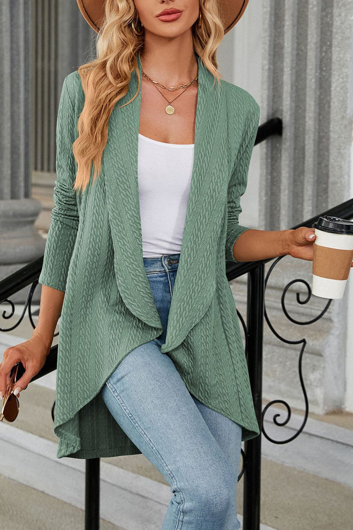 WW | Lockere Strickjacke mit Revers