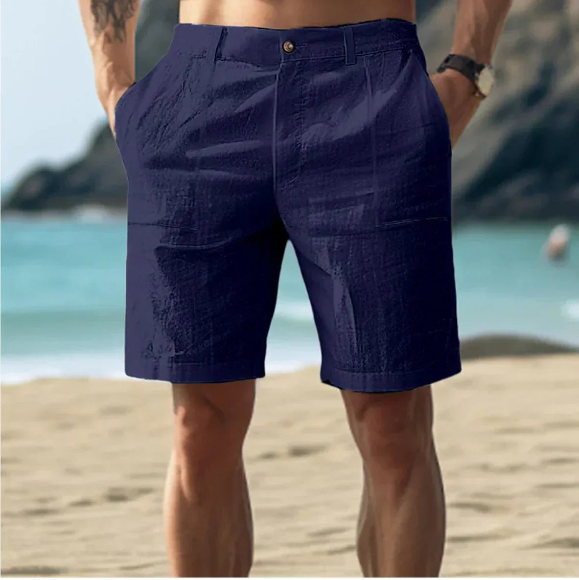 WW | Herren Leinen Shorts Für Entspannte Sommertage