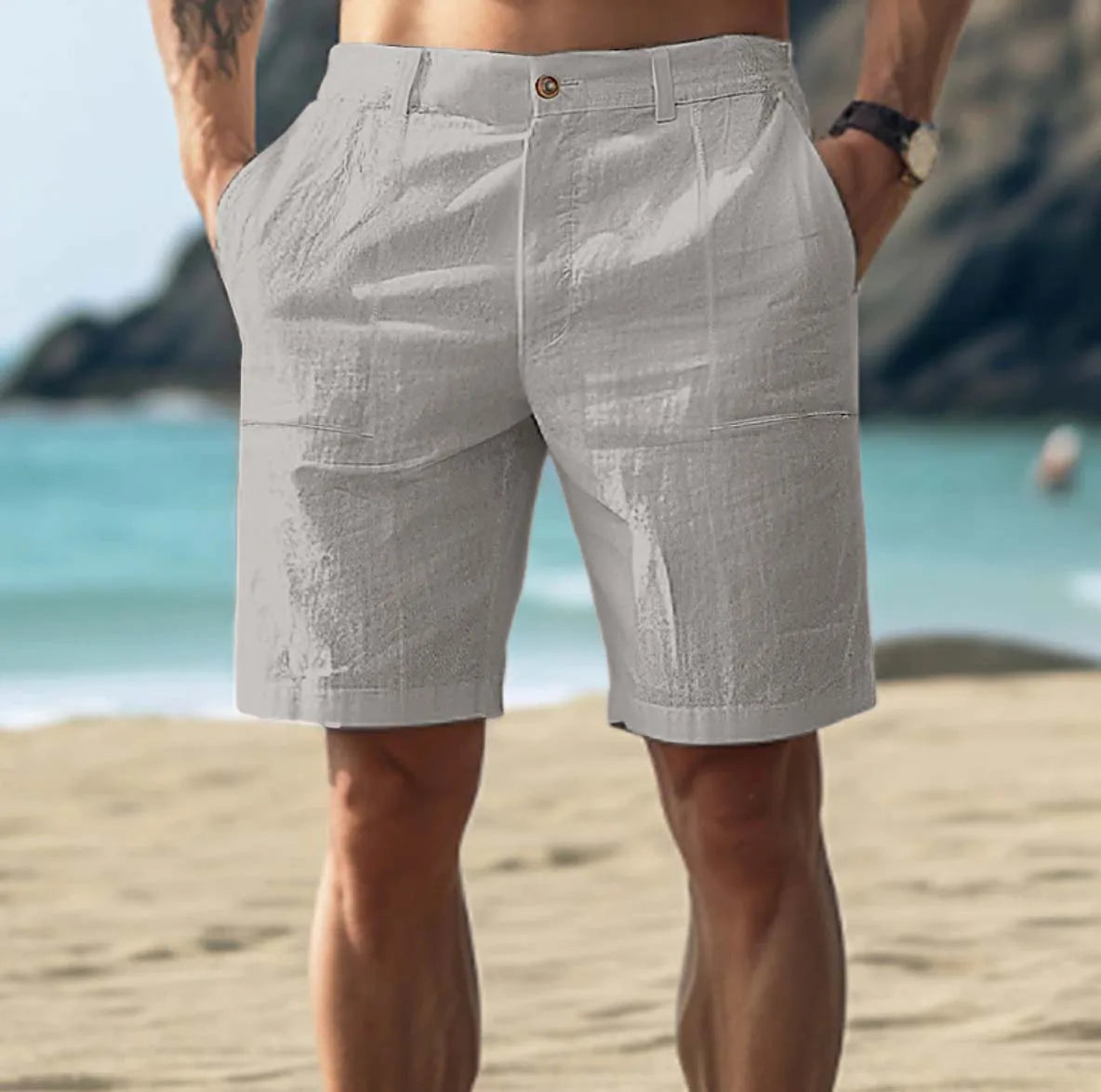 WW | Herren Leinen Shorts Für Entspannte Sommertage