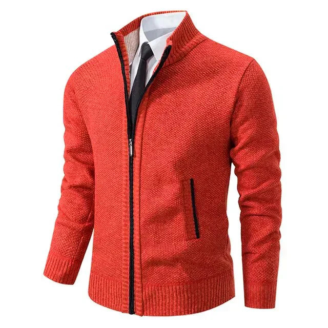 WW | Klassischer Zip-Up Sweater-Jacke Cardigan