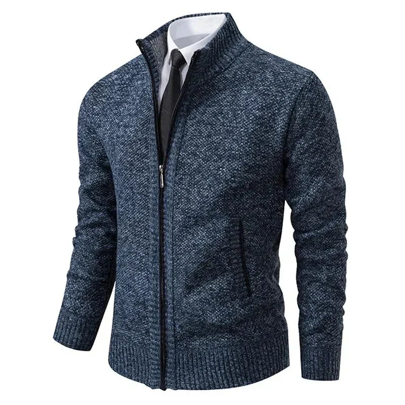 WW | Klassischer Zip-Up Sweater-Jacke Cardigan