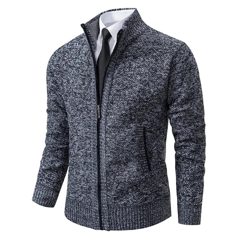 WW | Klassischer Zip-Up Sweater-Jacke Cardigan