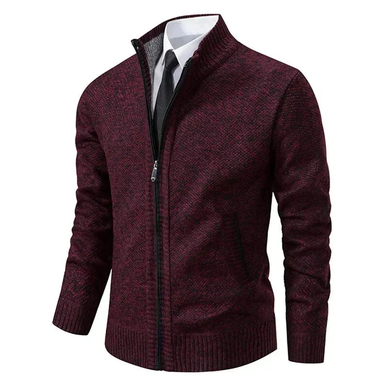 WW | Klassischer Zip-Up Sweater-Jacke Cardigan
