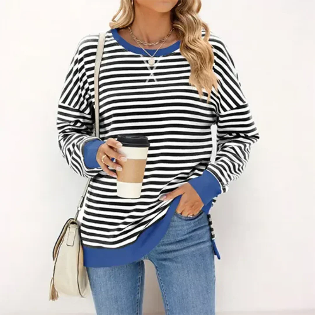 WW | Women's Striped Jersey Coat