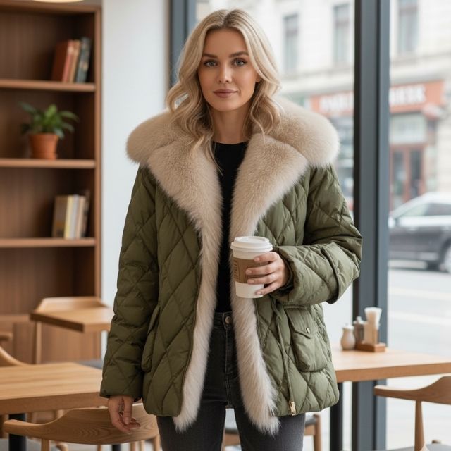 WW | Elegante Daunenjacke für Damen mit warmem Futter