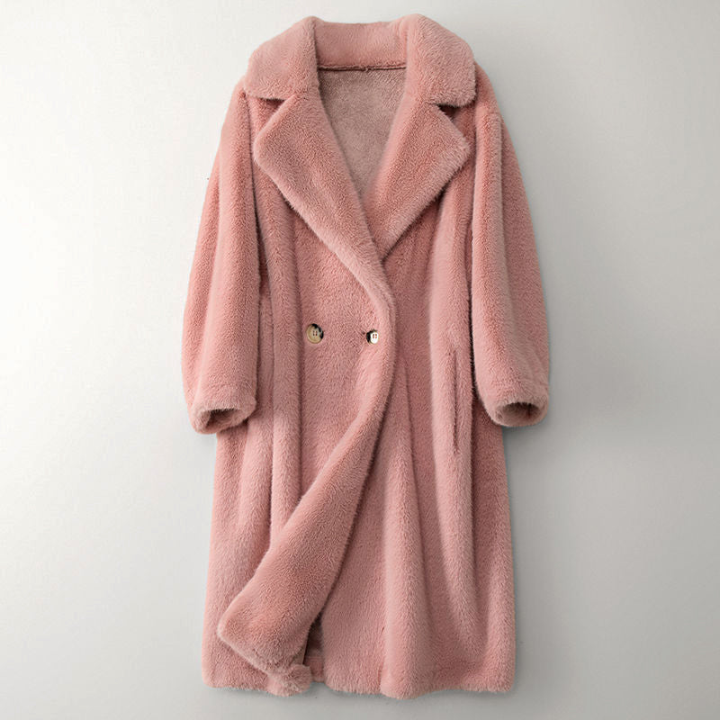 WW | Women's Winter Coat Beige Warm and Comfortable
