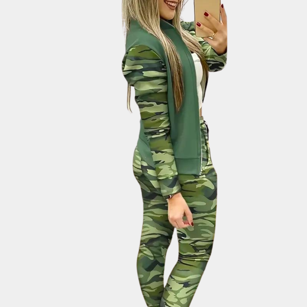 WW | Adina: Modern Winter Sports Suit with Zipper - Stylish Two-Piece for Relaxed Days