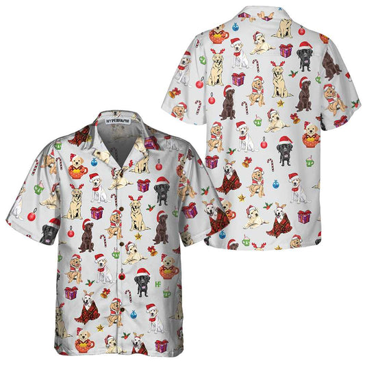 WW | Cute Labrador Retriever For Christmas Hawaiian Shirt, Funny Labrador Christmas Shirt, Best Christmas Gift
