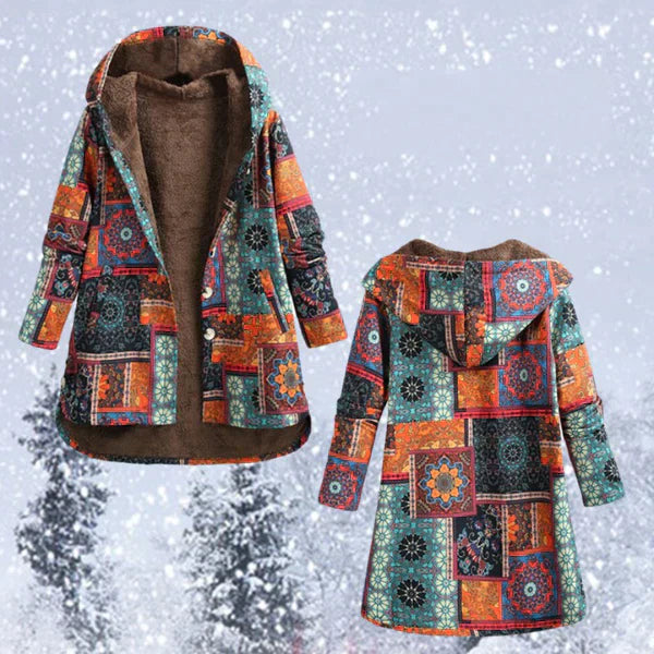 WW | Elegant Boho Winter Coat with Hood