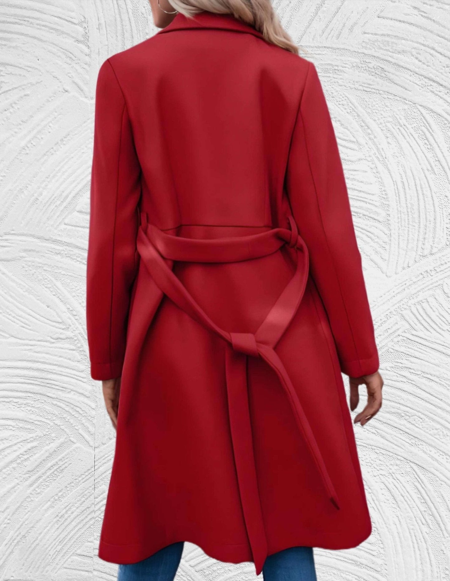 WW | Zweireihiger Trenchcoat - Taillierte Passform - Leichtes Design - Herbst- und Frühlings-Essential