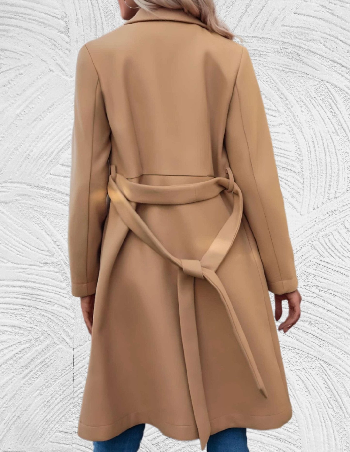 WW | Zweireihiger Trenchcoat - Taillierte Passform - Leichtes Design - Herbst- und Frühlings-Essential