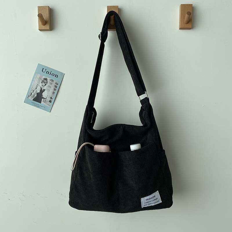 WW | Wide Corduroy Shoulder Bag