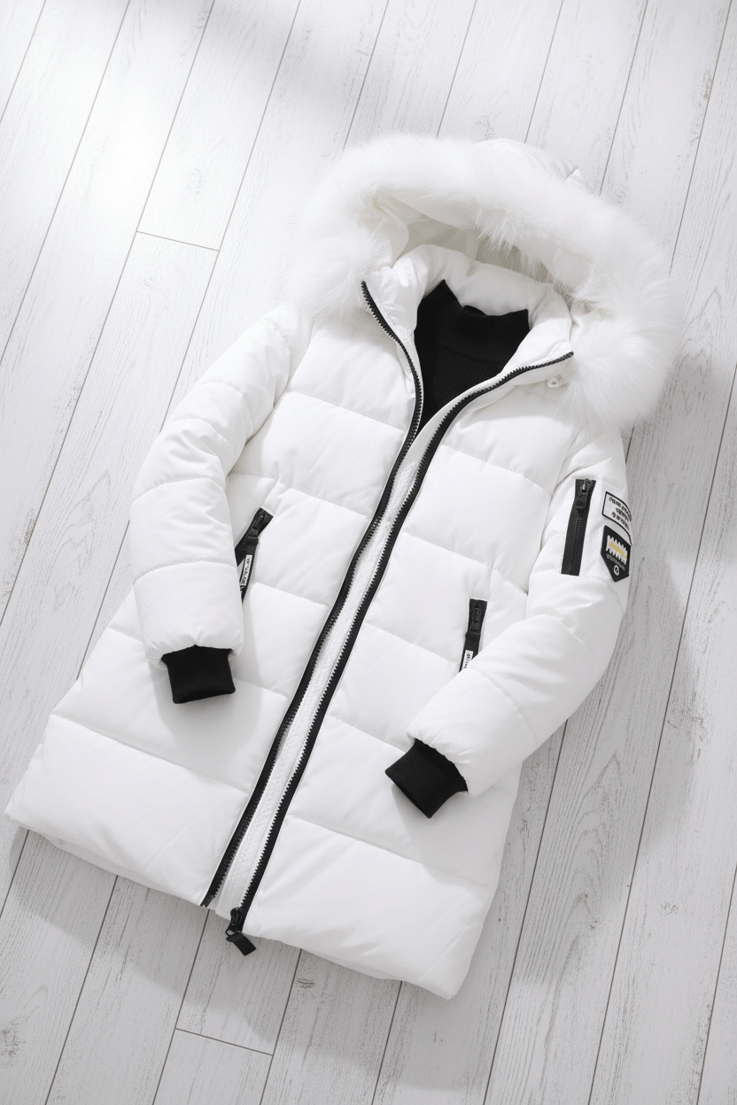 WW | Winter jacket with faux fur parka collar