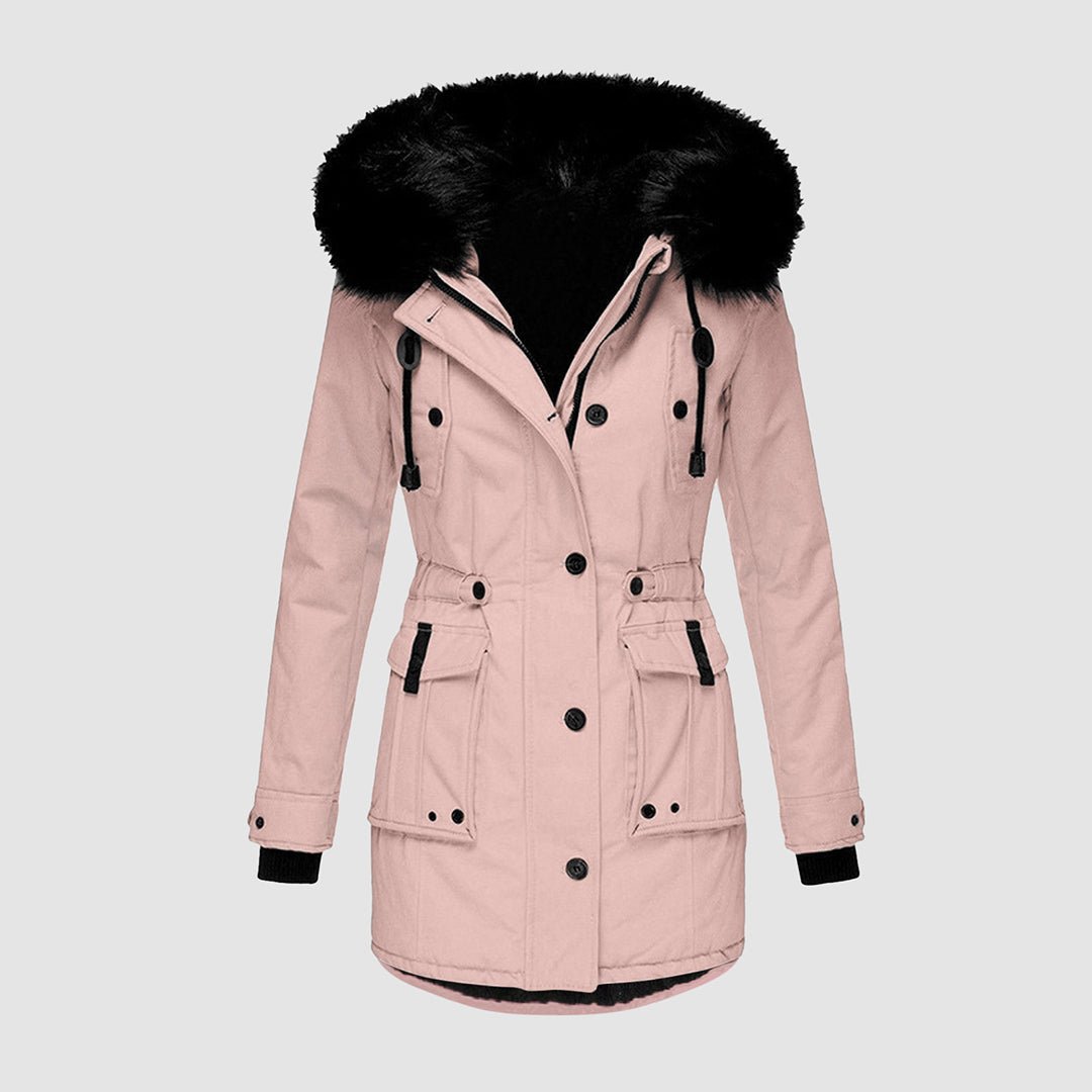 WW | Warm winter jacket with hood and lining
