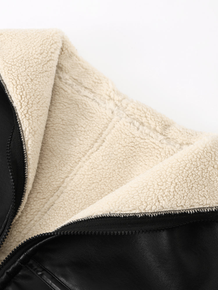 WW | Damen Warme Winterjacke mit Pelzkragen und Weicher Fütterung