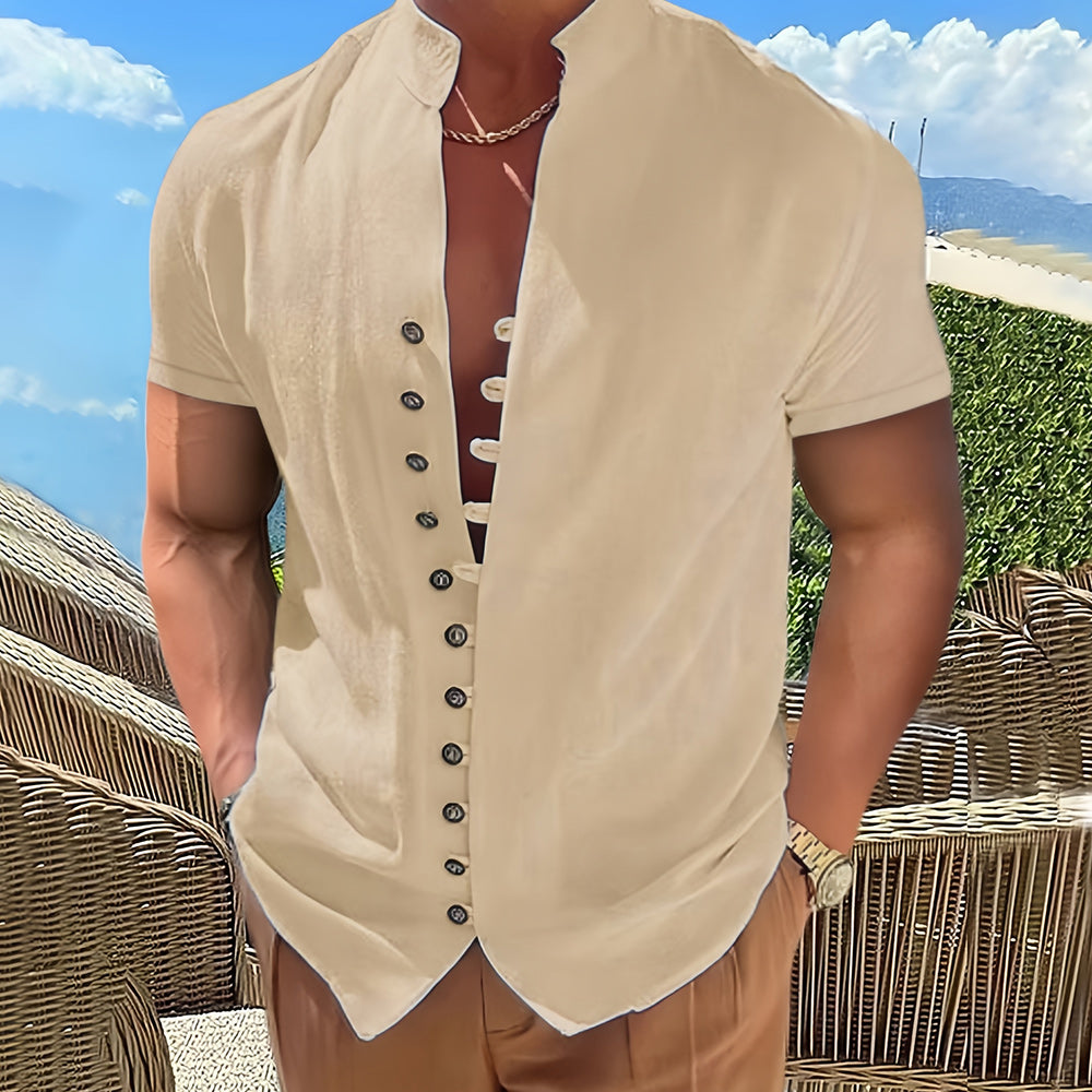 WW | Summer short-sleeved shirts with special buttons