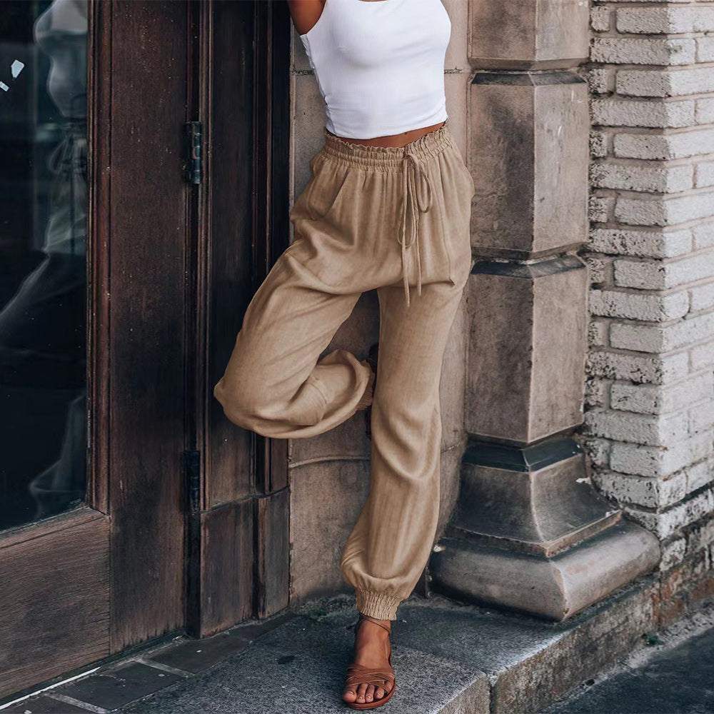 WW | elegante Damenhose mit Spitzenbein