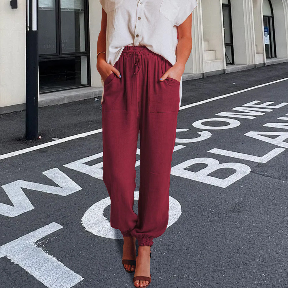 WW | elegante Damenhose mit Spitzenbein