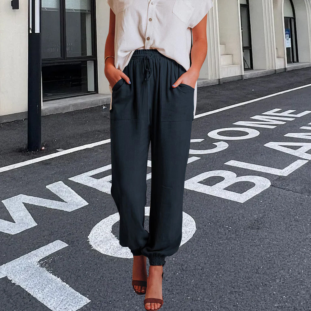 WW | elegante Damenhose mit Spitzenbein