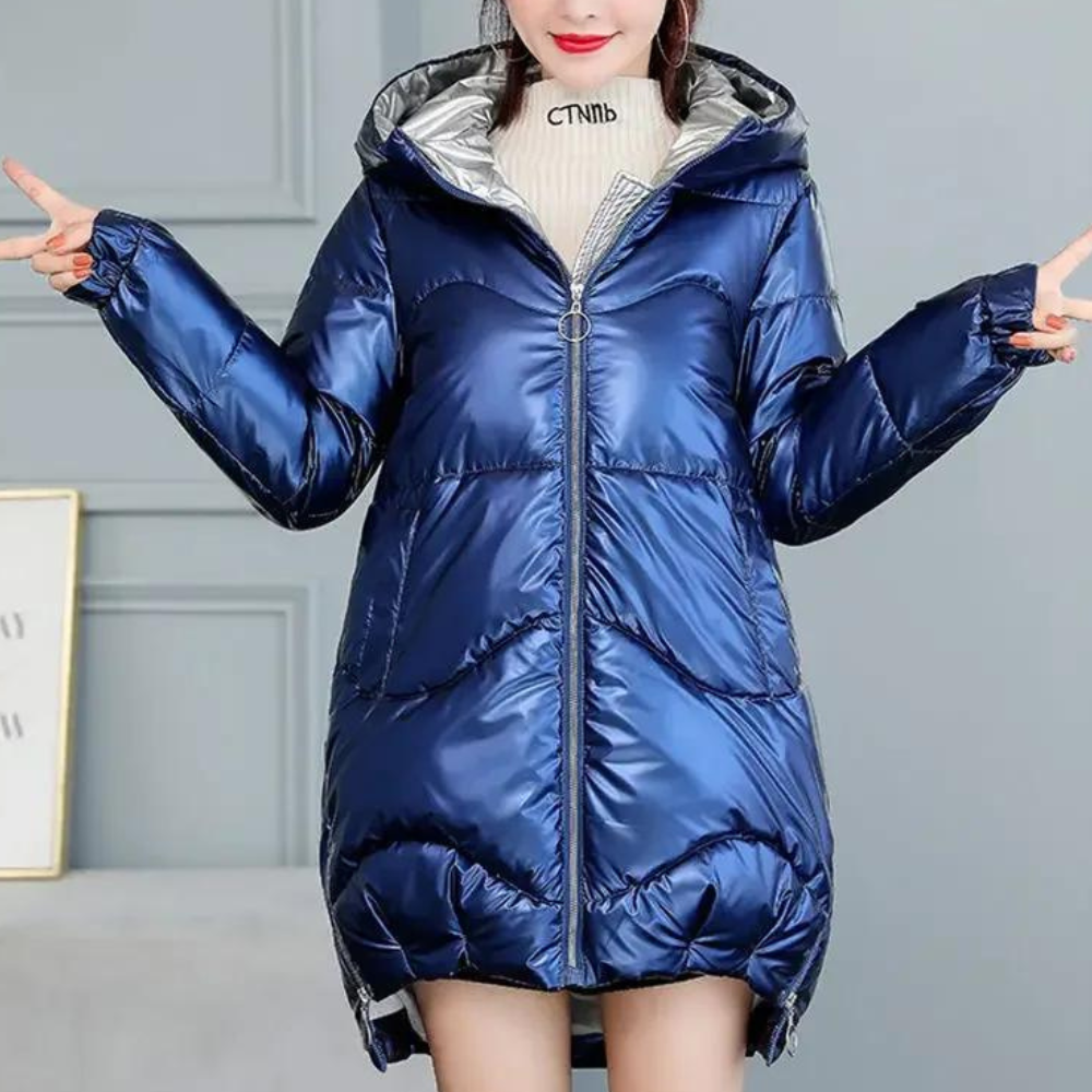 WW | Stylish Padded Hooded Jacket For Women