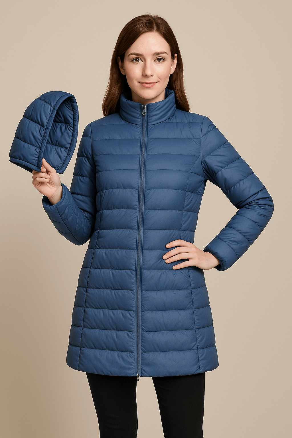 WW | Comfortable Down Jacket with Hood