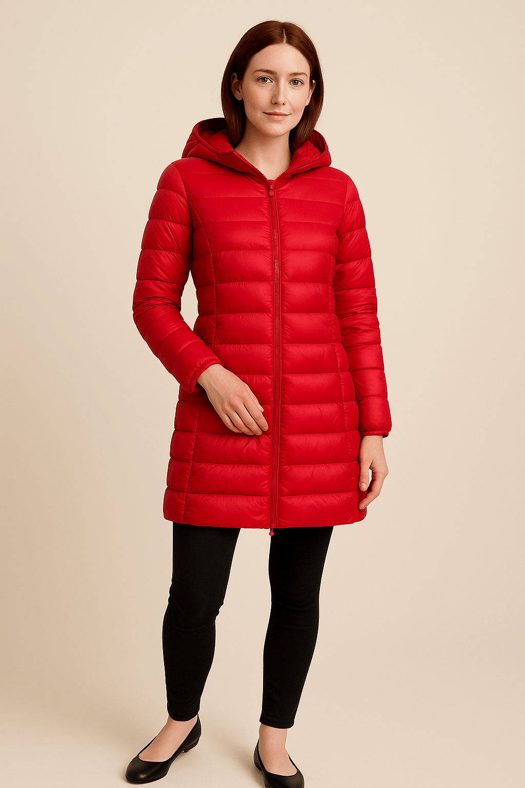 WW | Comfortable Down Jacket with Hood