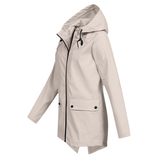 WW | Damen-Regenjacke - Verstellbare Kapuze