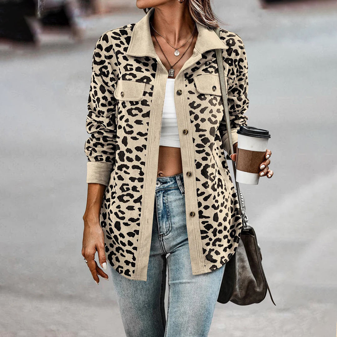 WW | Jacket - Chic/Elegant - Unique Print - Ideal for Autumn for Women