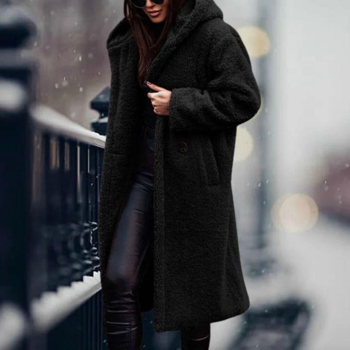 WW | Pretty and elegant hooded jacket