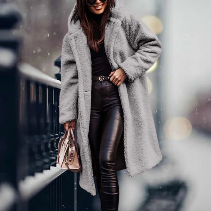 WW | Pretty and elegant hooded jacket