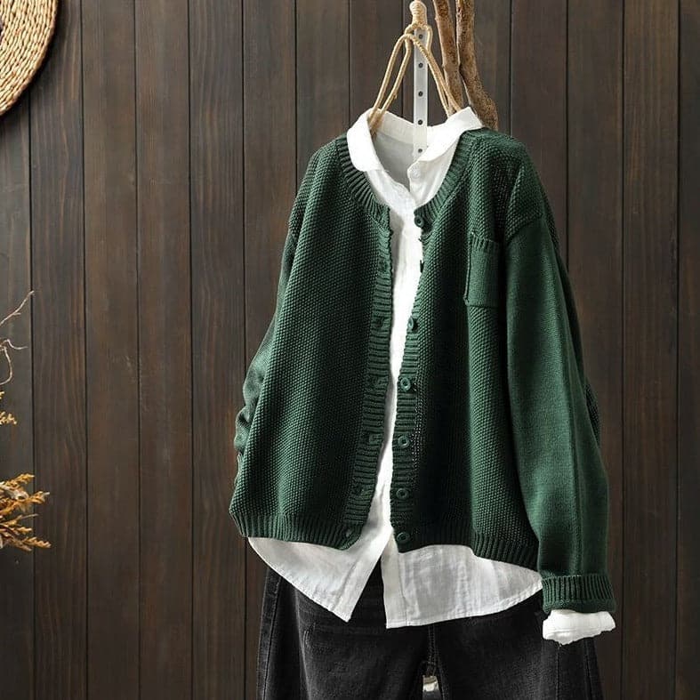 WW | Cardigan - Strick - Knopfverschluss - Oversized Fit - Weich und Bequem