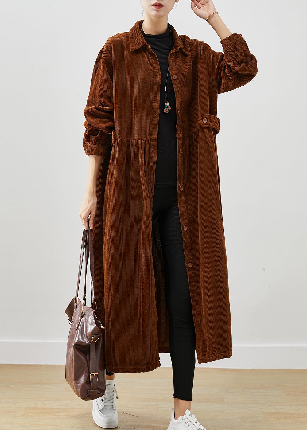 WW | Braune Übergrößen Cordura Trenchcoats