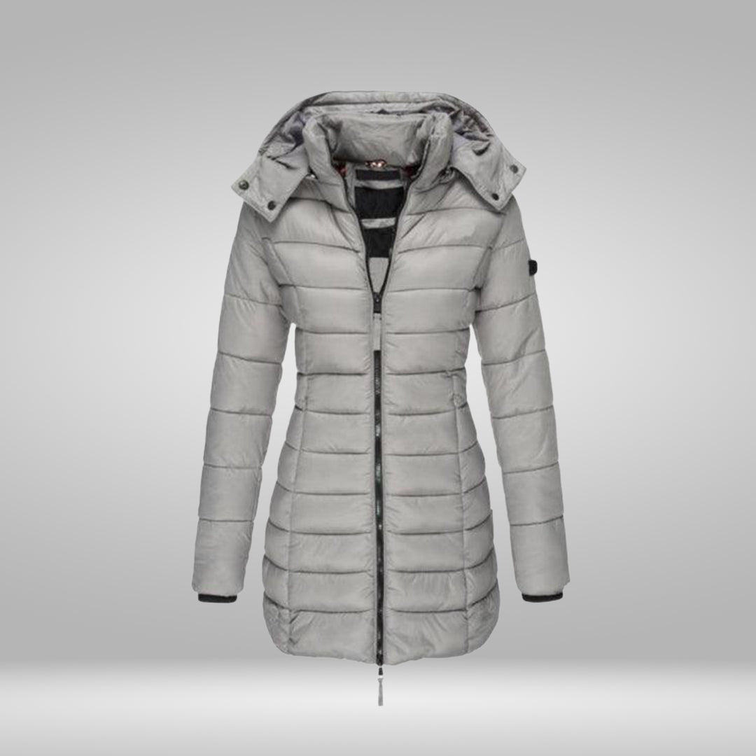 WW – Stylish Long Coat with Soft Lining and Hood