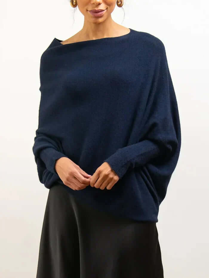 WW | Drapierter Rollkragenpullover Damen - Pullover Damen
