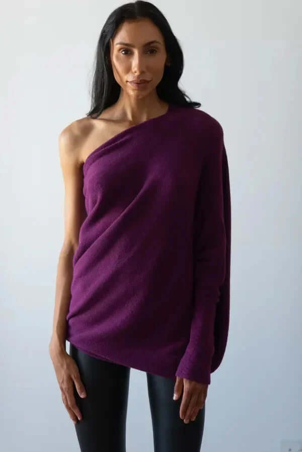 WW | Drapierter Rollkragenpullover Damen - Pullover Damen