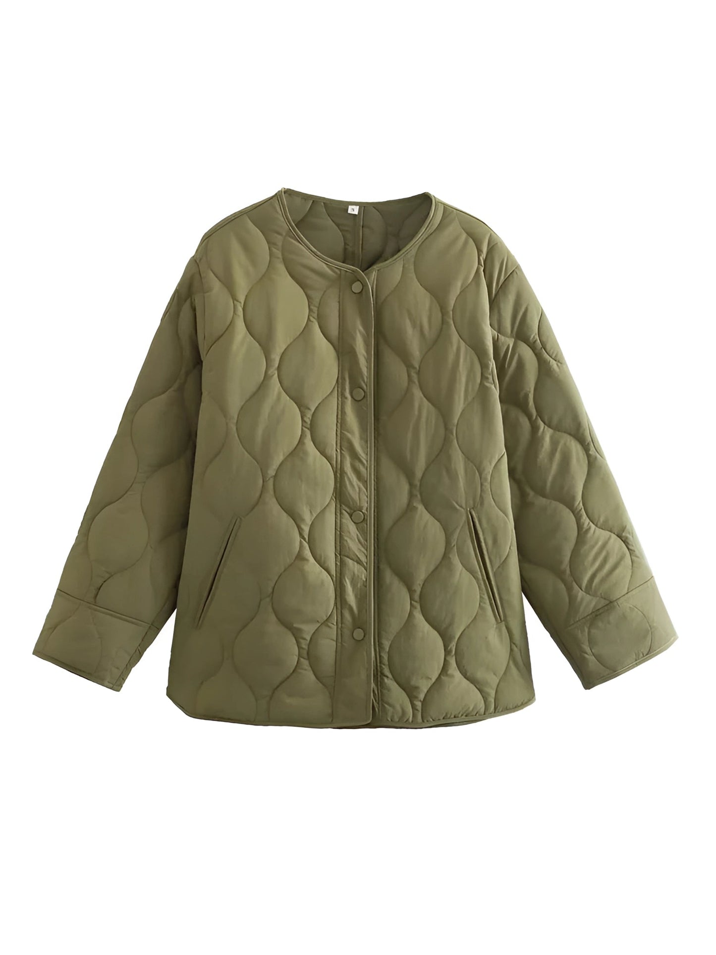 WW | Warm Rundhalsausschnitt Langärmelig Jacke
