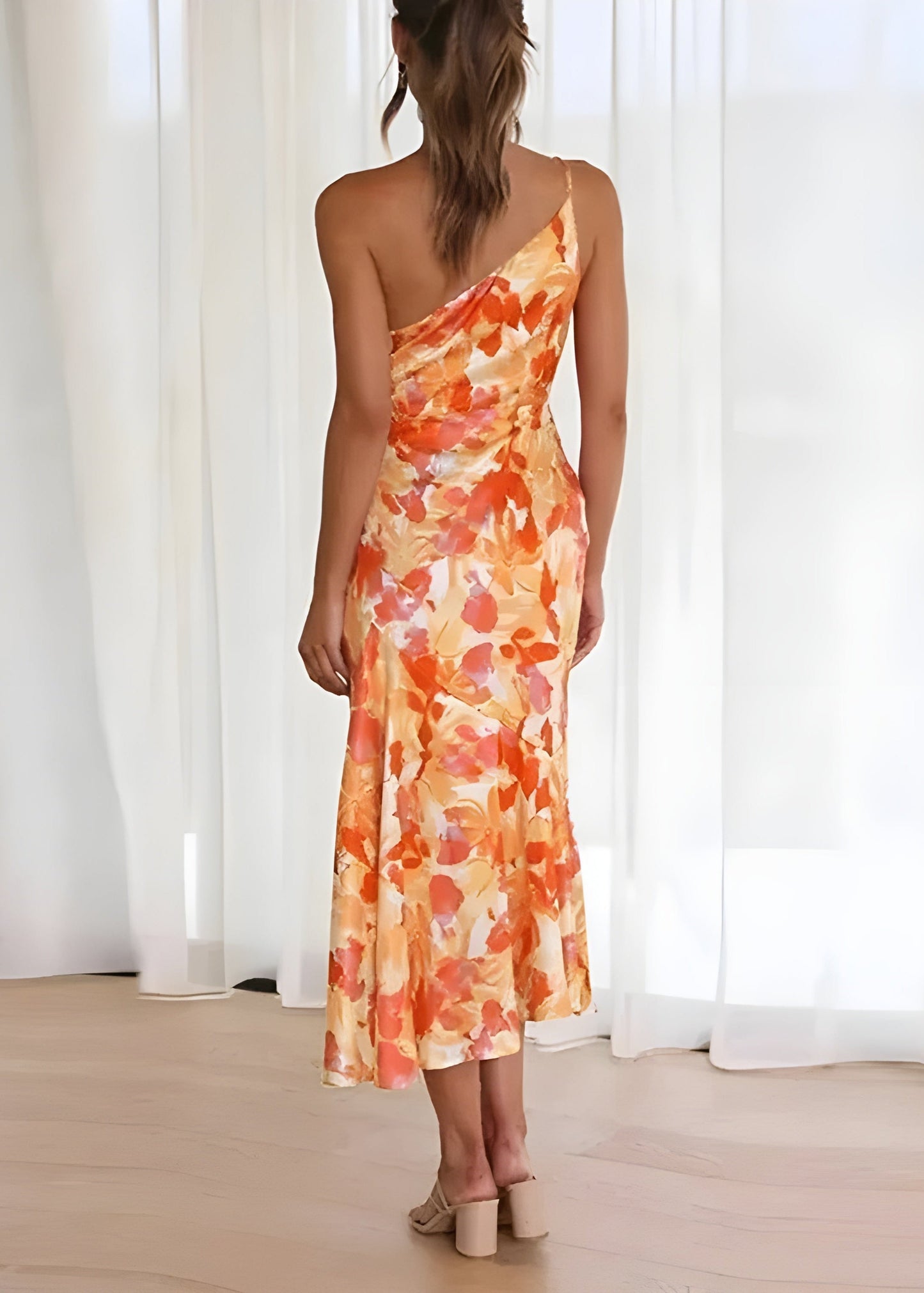 Eveline – One-Shoulder-Sommerkleid