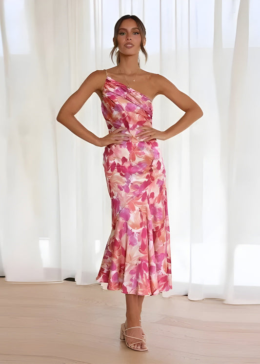 Eveline – One-Shoulder Summer Dress