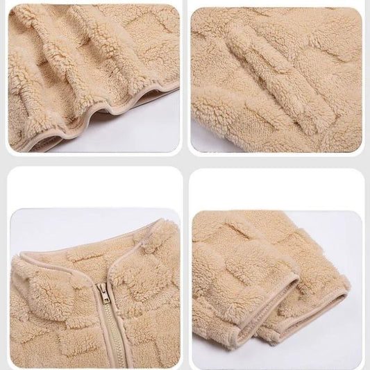 WW | Elegante, kurze Fleecejacke für einen trendigen Look