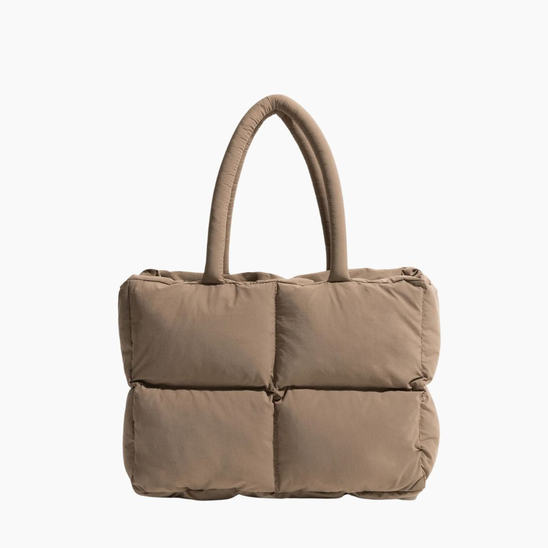 WW | Puffer Schultertasche für Damen - Stilvolle und geräumige Umhängetasche