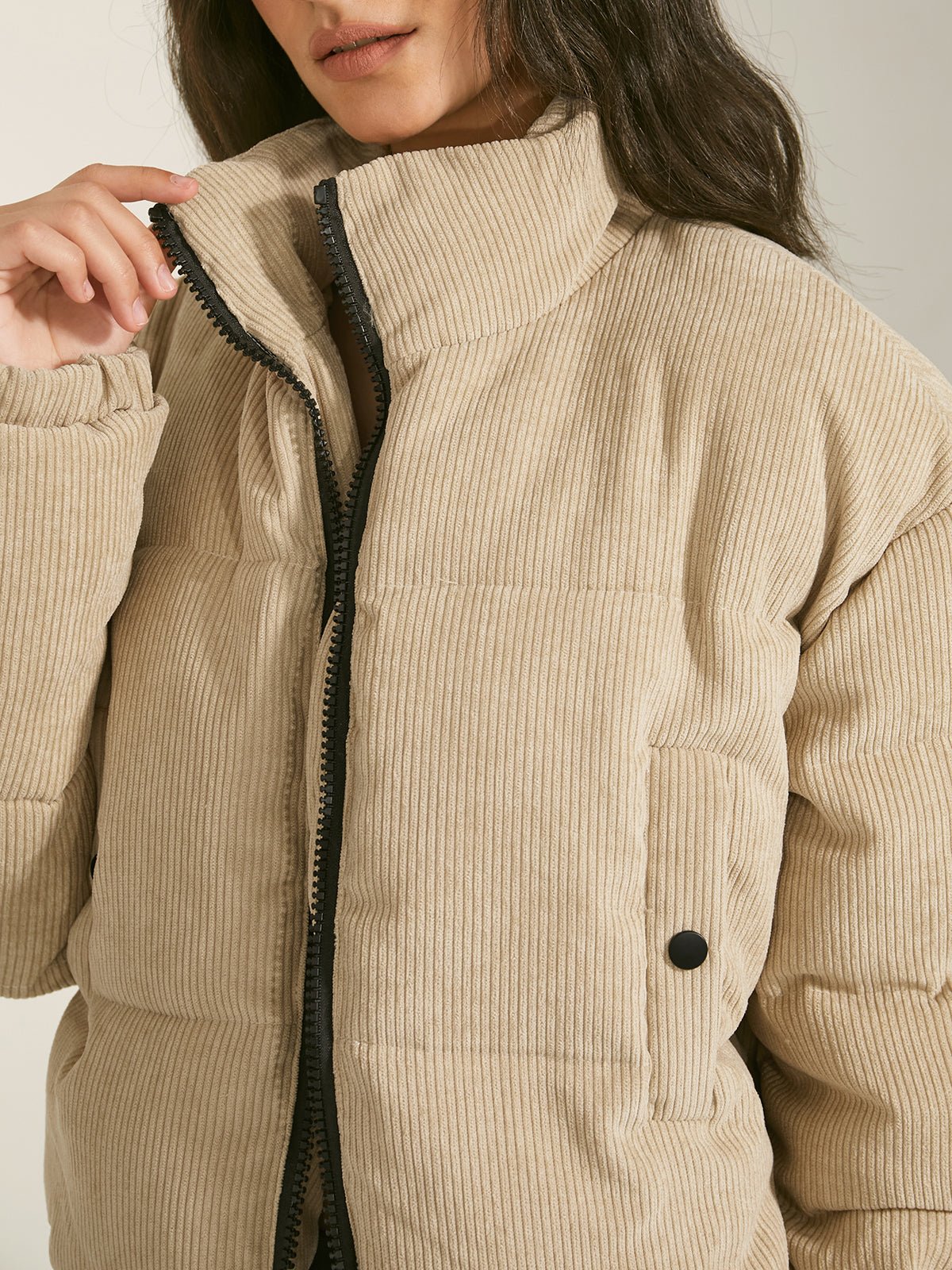 WW | Pufferjacke - Leichte Isolation - Neutral Beige - Winter Freizeit