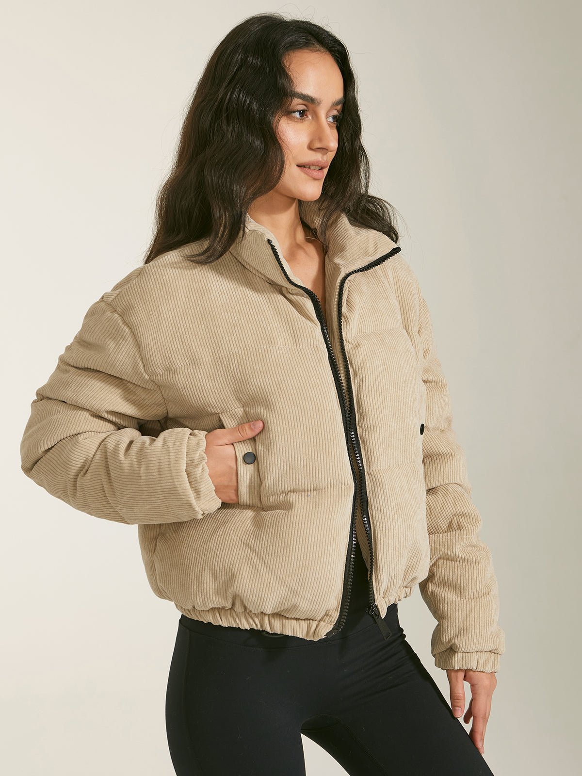 WW | Pufferjacke - Leichte Isolation - Neutral Beige - Winter Freizeit
