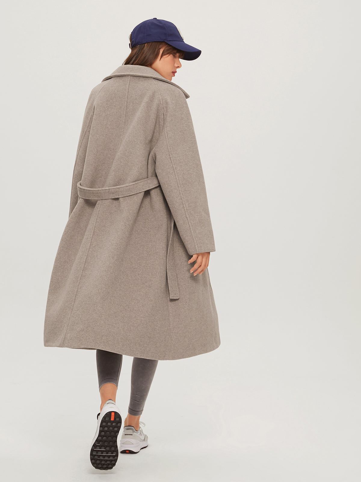 WW | Belted Long Overcoat